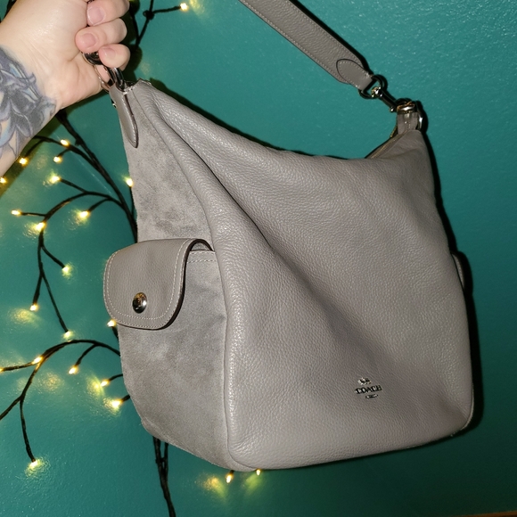 Coach suede leather Pennie Shoulder Bag in excellent gently used condition - Picture 5 of 7